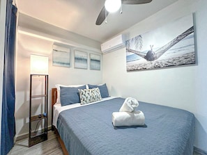 Second bedroom has a Queen size bed