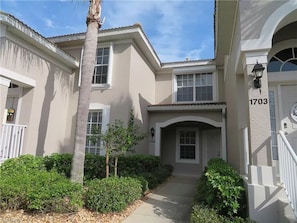 Grand entrance to condo