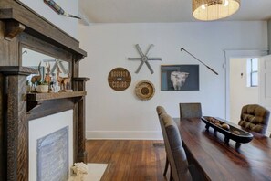 Large dining area fit for family and friends