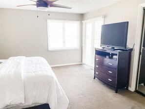 #4- Bedroom (King bed with personal TV)