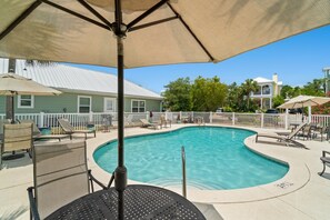 Enjoy easy access to the private community pool - a perfect spot to relax