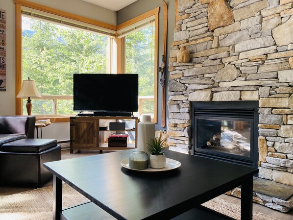 Watch TV with a stunning backdrop