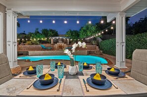 Dine by the pool!