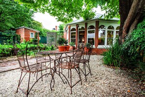 Beautifully landscaped back yard