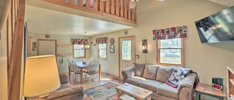 Roscommon Vacation Rental | 2BR | 1.5BA | 1,200 Sq Ft | 3 Steps to Access