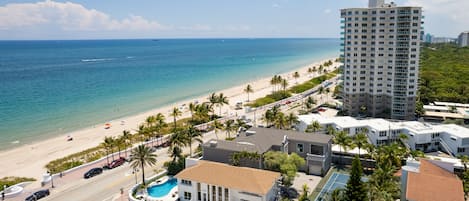 Fort Lauderdale Beach is just across the street.