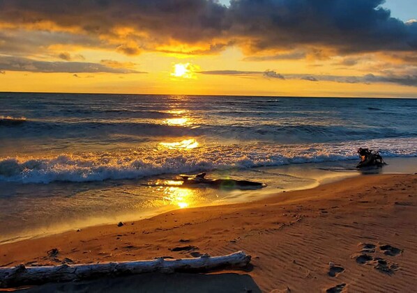 Front row views of Lake Huron's sunsets