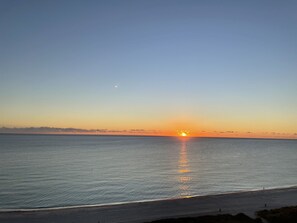 Sunset from the balcony