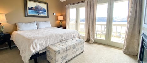 MASTER BEDROOM: Located upstairs with ensuite bathroom.