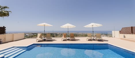 Private Pool with Roman Steps