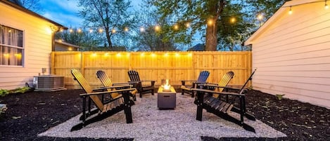 Give yourself the gift of glow in our spacious backyard - idyllic for sun & snow.