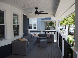 Front porch with plenty of comfortable seating