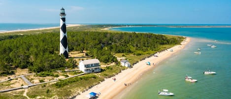 Enjoy the clear waters at Cape Lookout National Seashore!