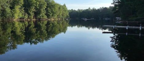 Sip your morning coffee with this view from the dock!