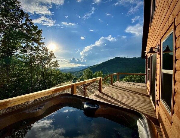 The Sparkling Hot Tub awaits...