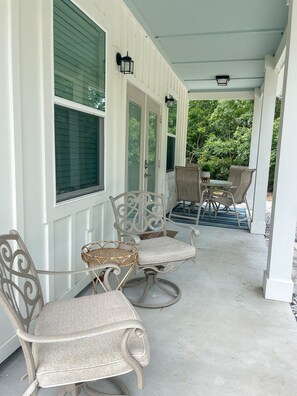 Exterior patio seating/dining