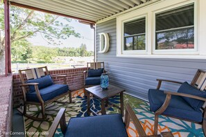 Back Porch Sitting Area