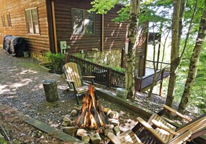 All About The Views- Blue Ridge GA-firepit area