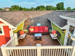 Watch the sunset from the roof top!