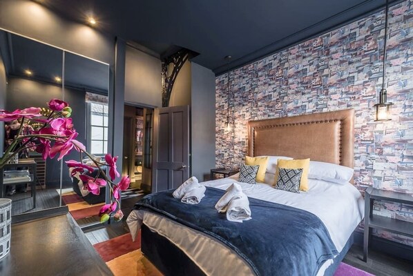 Luxurious bed plus the relaxing bedroom ambiance