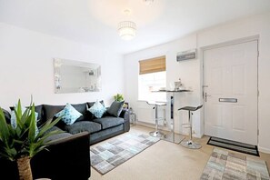 A very relaxing living area where you can chill out after a long day of your itinerary