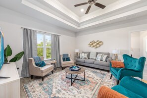 Living Room with sleeper sofa