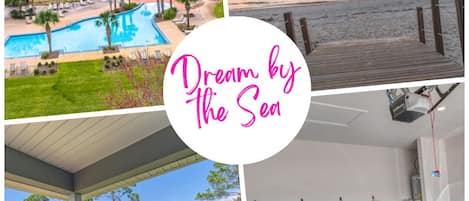 4 Luxury BR,steps to beach,bikes, foosball, Resort Pool