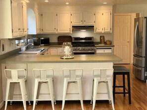 All new stainless appliances