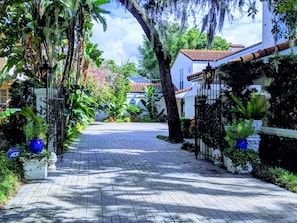 Paved entrance to private fenced-in home! 