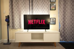 Samsung Smart TV w/ backlight. Makes watching TV in another level!