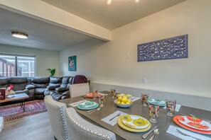 Bright and welcoming dining area—where every meal feels special.