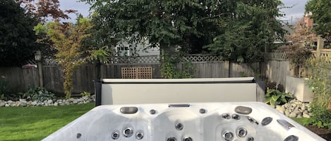 Therapeutic hot tub. 