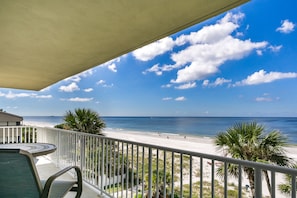 Looking southward down beach