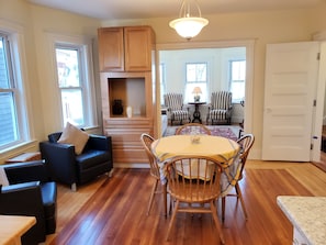 View of Dining Room Towards the Living Room