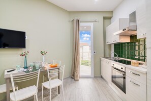 Kitchen and dining area