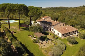 The whole property surrounding by greenery and the sharing pool