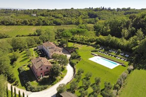 The whole property surrounding by greenery and the sharing pool