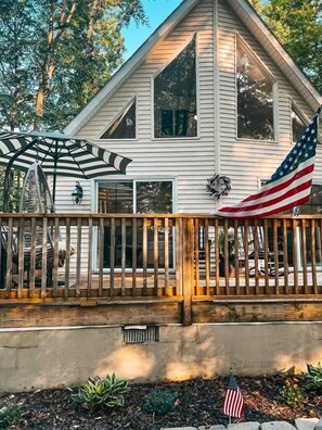 House front close