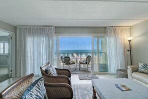 Living Room and Balcony with Ocean View