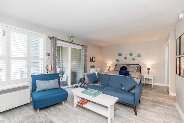 Renovated and refurnished in summer 2022. Both couches fold out. Lots of natural light