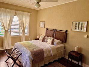 Bedroom 1: Bright, fresh, and energetic, rise and shine never sounded better!