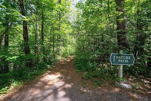 Take a short hike on the Nature Trail right outside the cabin
