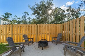 Gather with the kids to cook up some s'mores on the firepit or have a glass of wine with friends while having great conversations