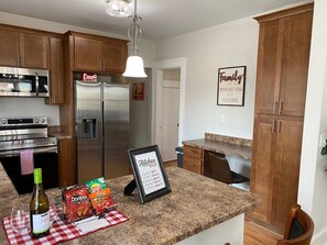 Newly remodeled kitchen with all the conveniences of home 
