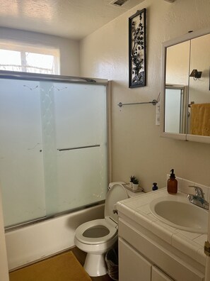 Bathroom with tub