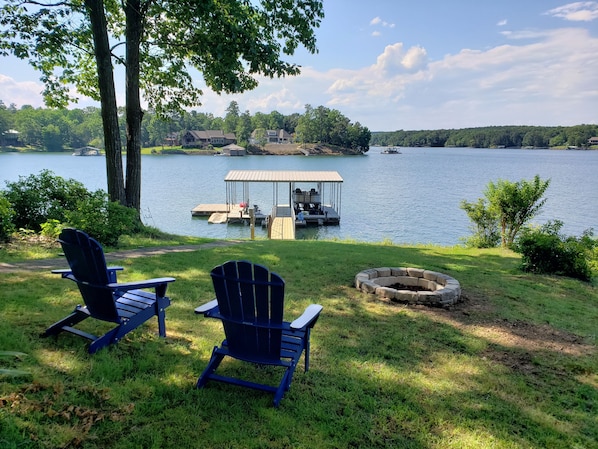 Boat dock has an open slip (we will update this photo)