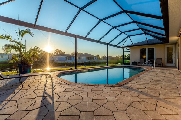 Luxurious & Spacious Canal Home with Heated Pool