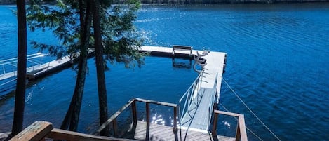 Large U Shaped Dock shared with our listing "Lakefront Haven Home"