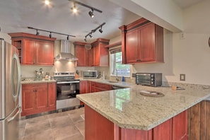 Kitchen | 1st Floor | Steps Required | Fully Equipped