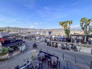 Blick von der Unterkunft
